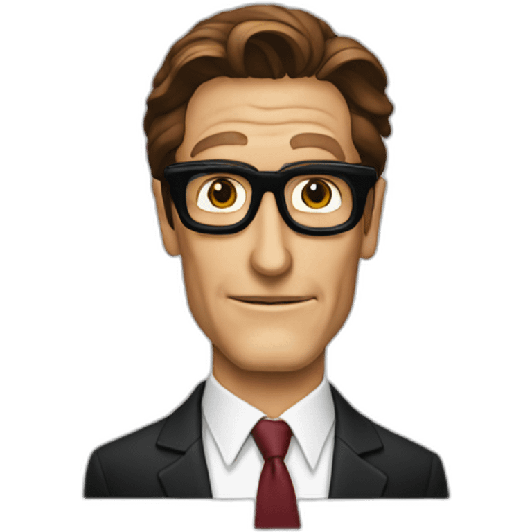 patrick bateman glasses emoji