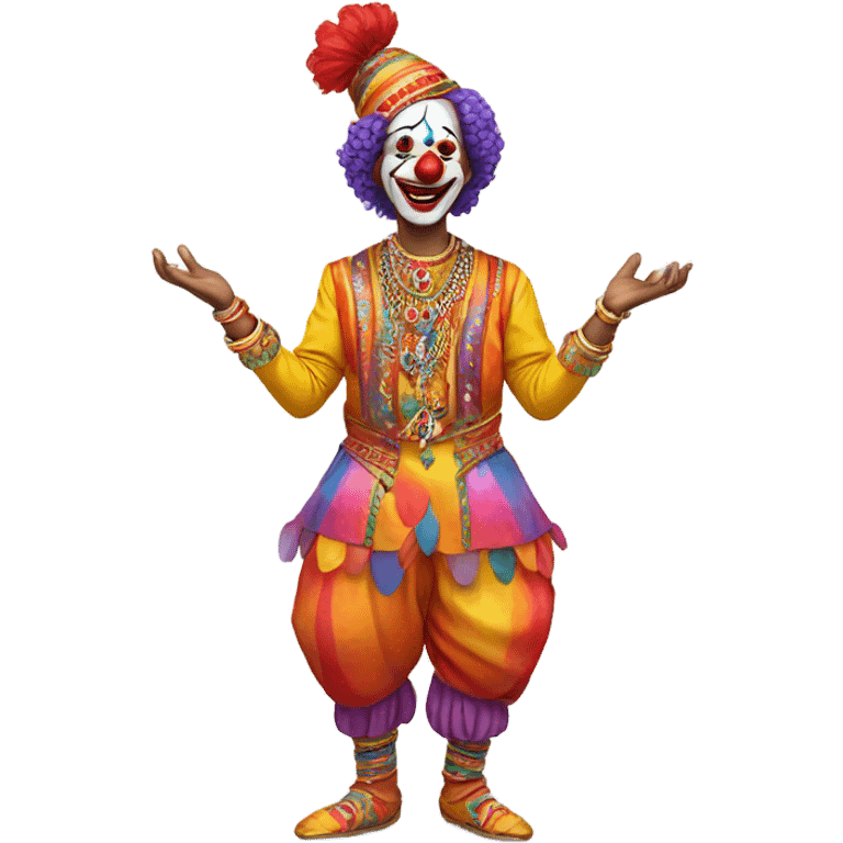 indian clown emoji