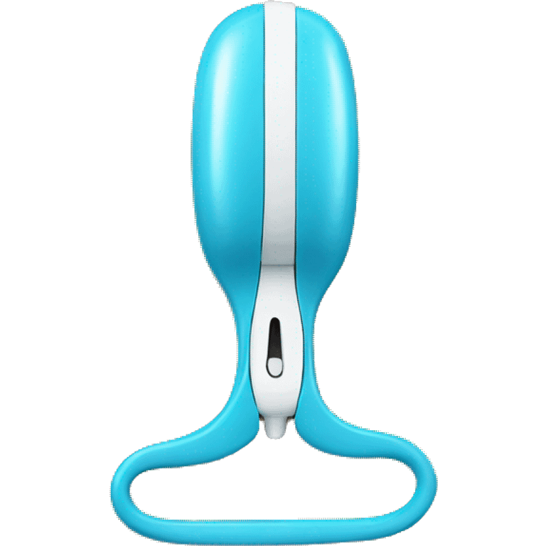 a plastic curler for hair on desk emoji