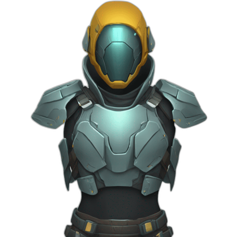 futuristic Technomancer Breastplate armored emoji