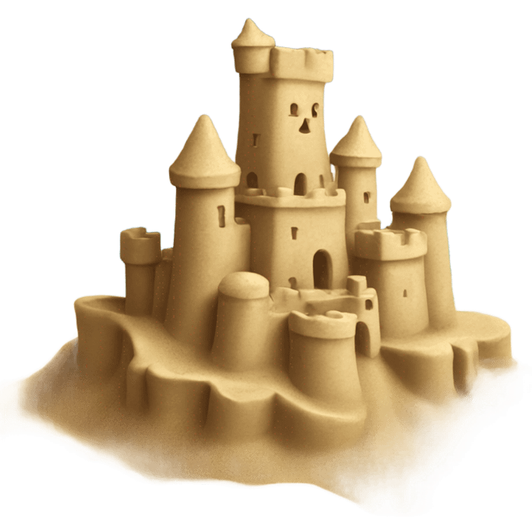 Sandcastle emoji