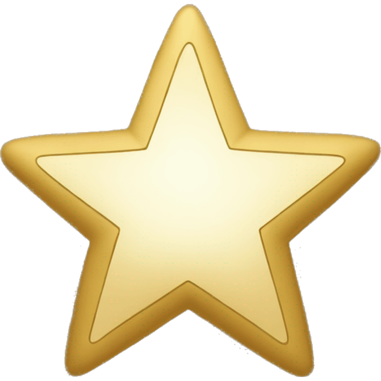 Gold star emoji