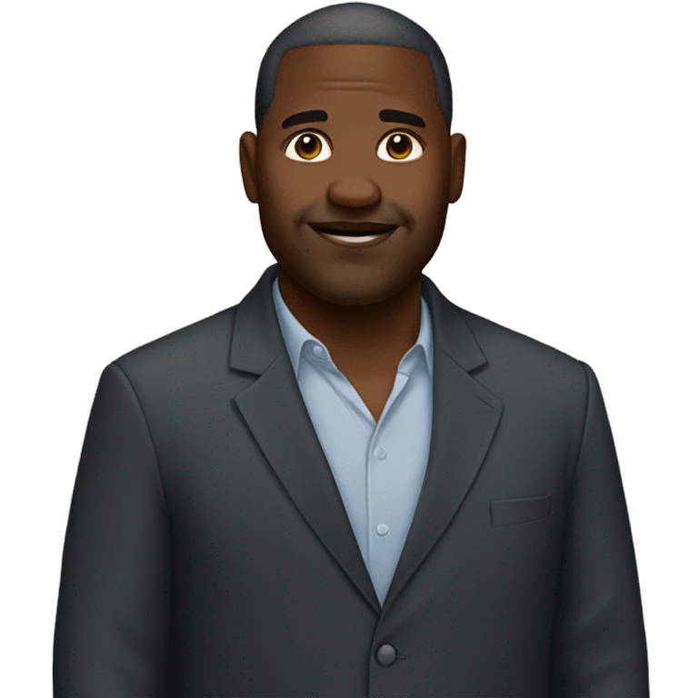 Heavy set black dad  emoji