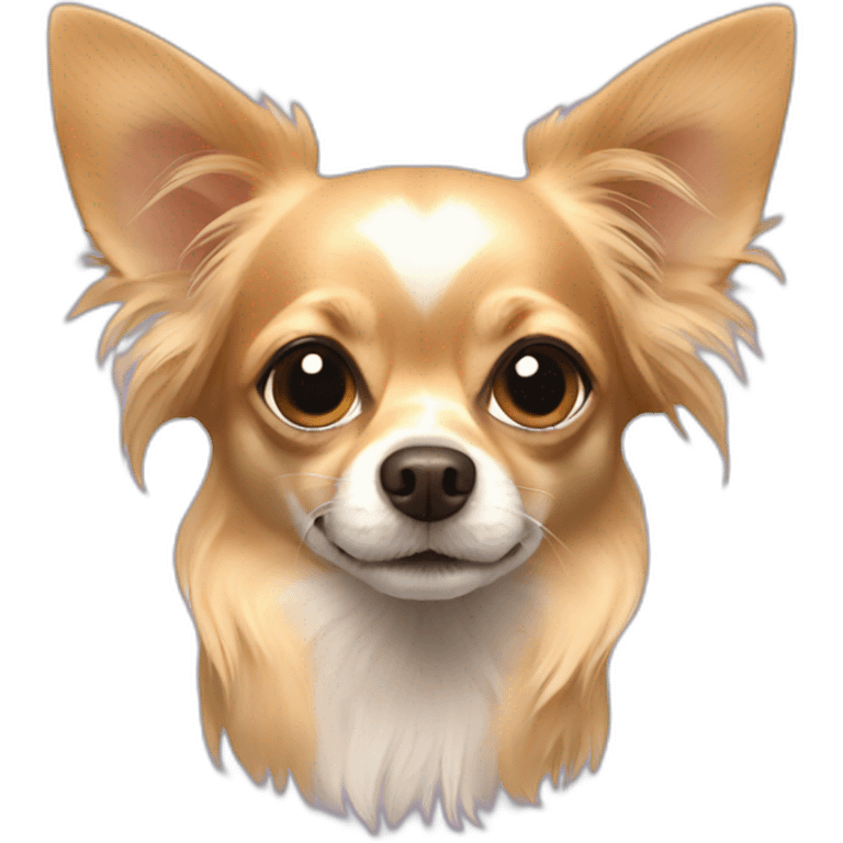 Long hair Chihuahua emoji