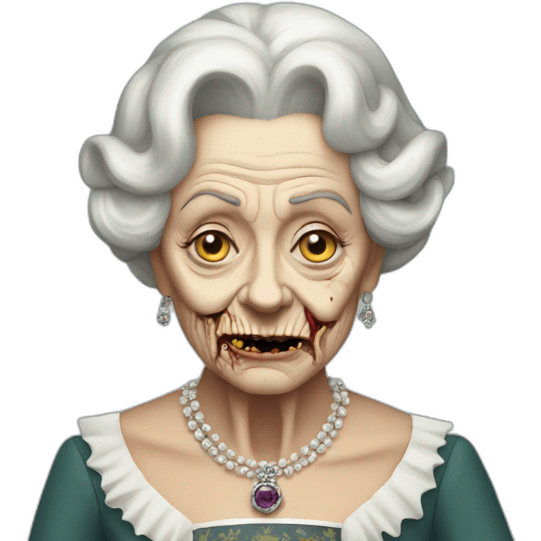 zombie queen Elizabeth emoji