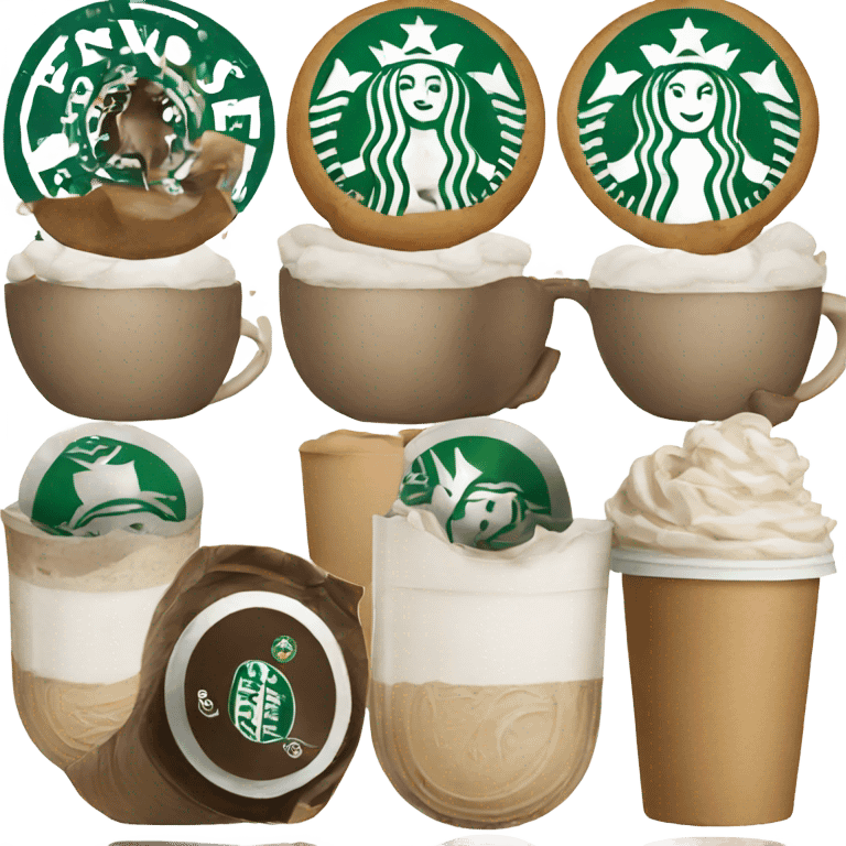 Starbucks coffee emoji