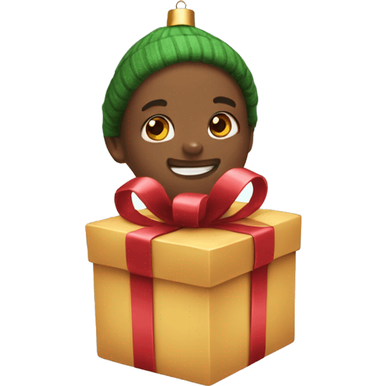 cute christmas present  emoji