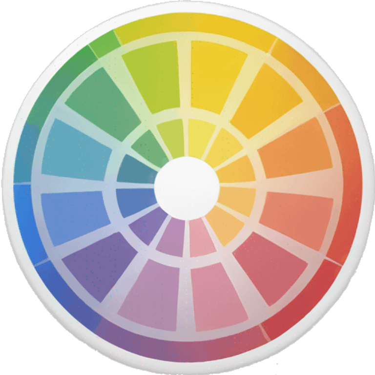 color wheel emoji