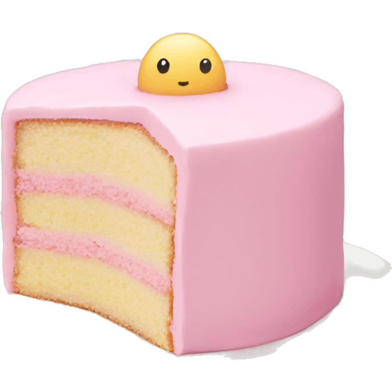 easter light pink cake emoji