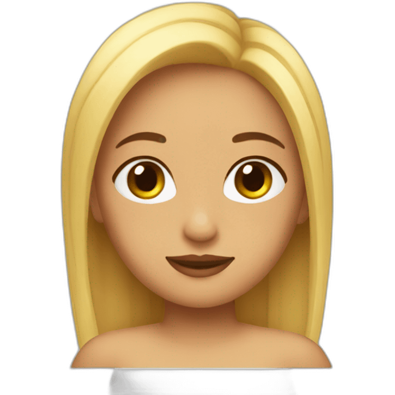 Chica rubia emoji