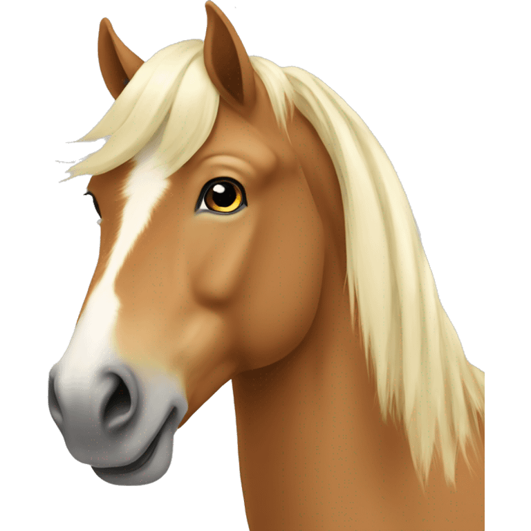 Haflinger Horse emoji