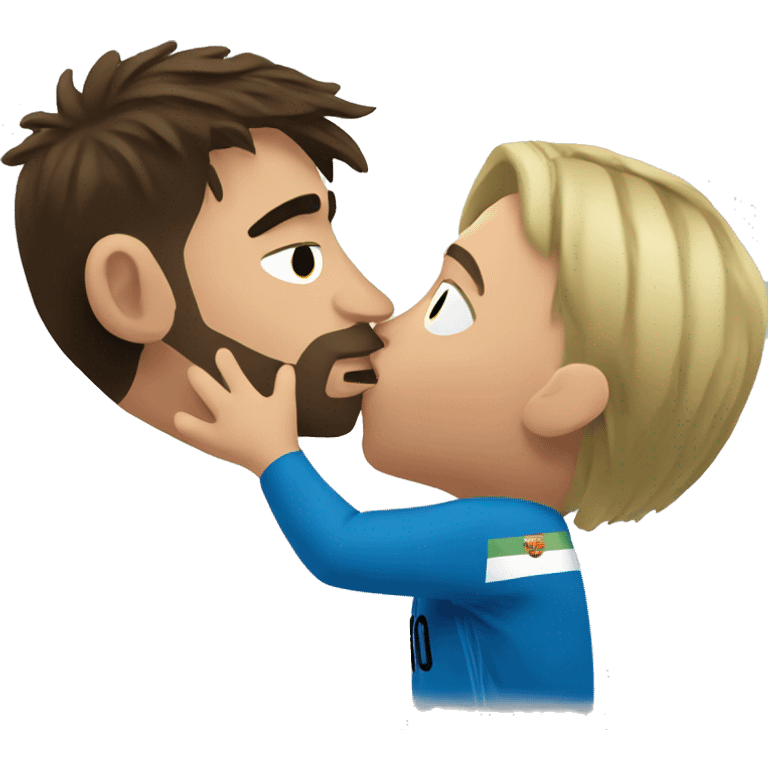 messi kiss world cup emoji