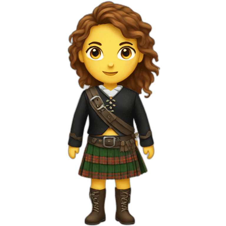 kilt-girl emoji