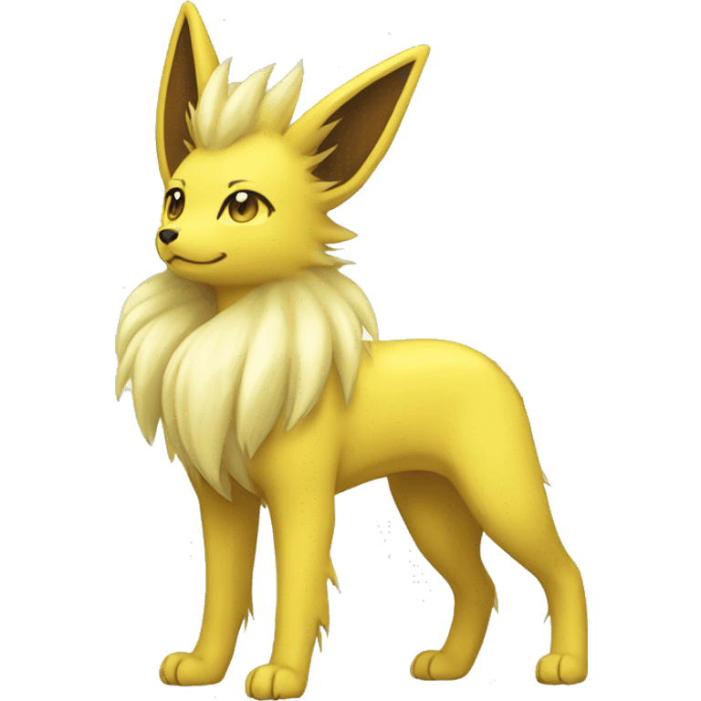 Ninetails-Jolteon full body emoji