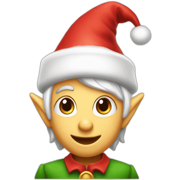 Christmas elf emoji