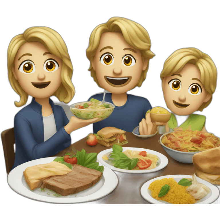 repas au four emoji