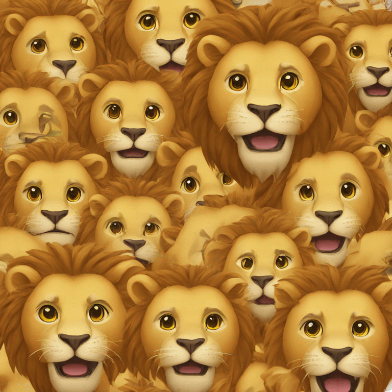 lion party emoji