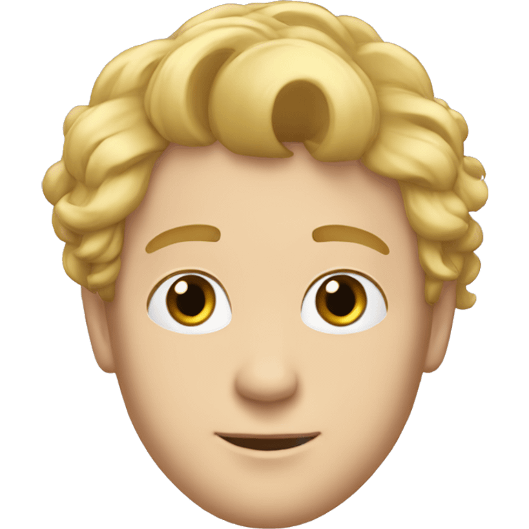 prince mike white little hair emoji