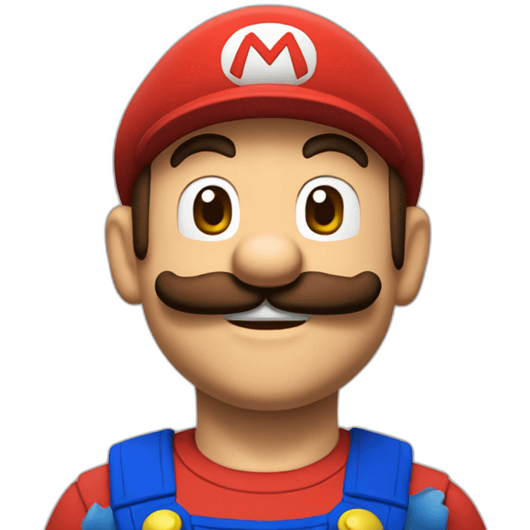 Mario en vis emoji