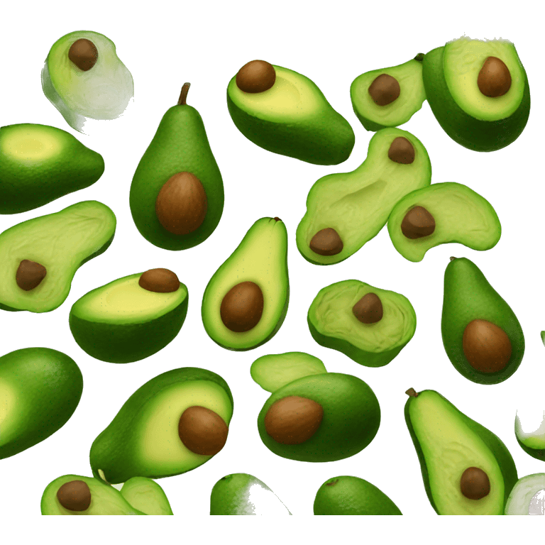 Avocado mad emoji