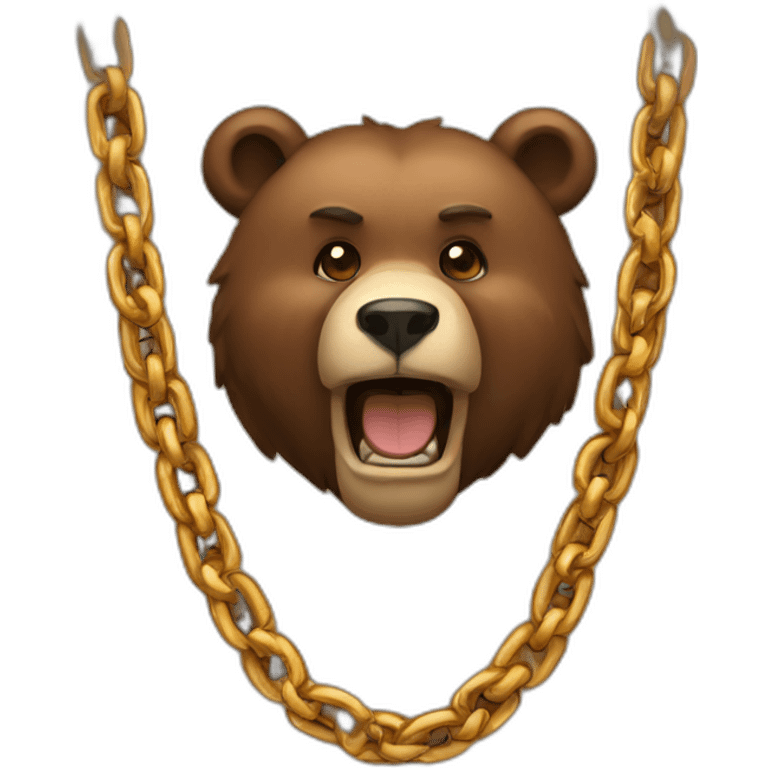 bear-chain emoji