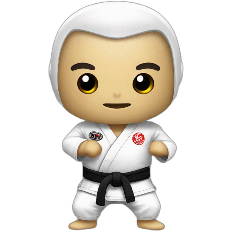 Predator wearing a Jiu-Jitsu gi emoji