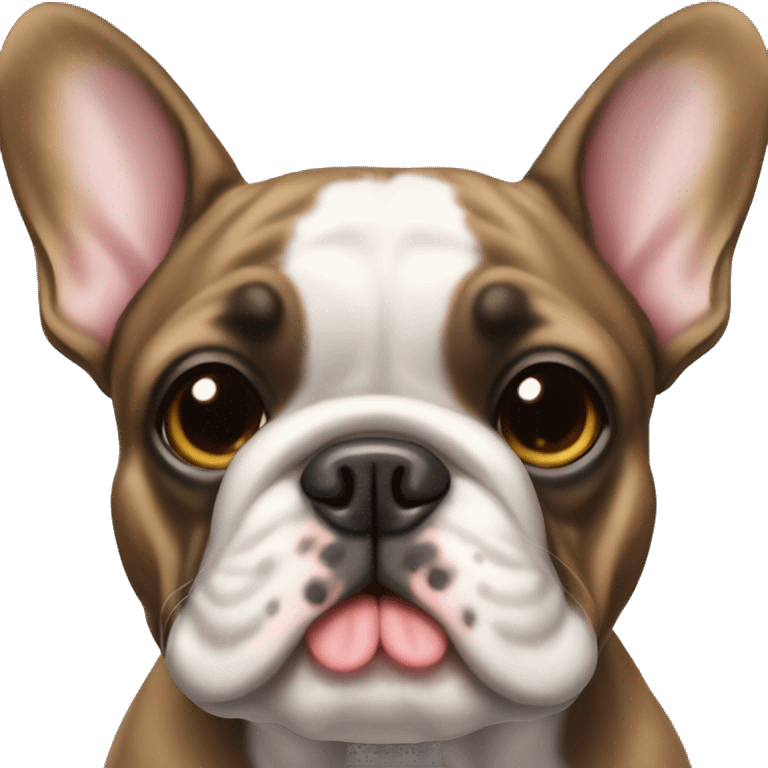 brindle french bulldog emoji