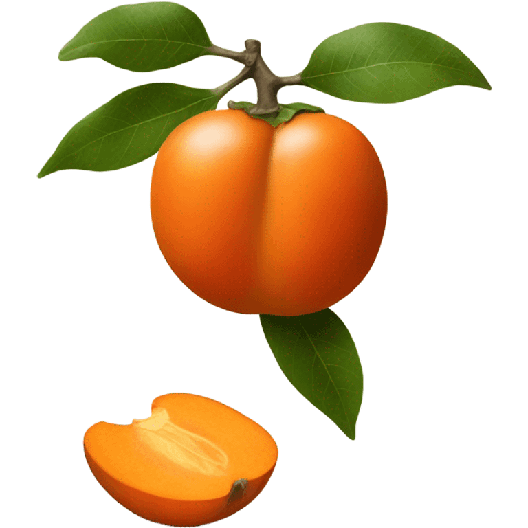 Ripe persimmon emoji