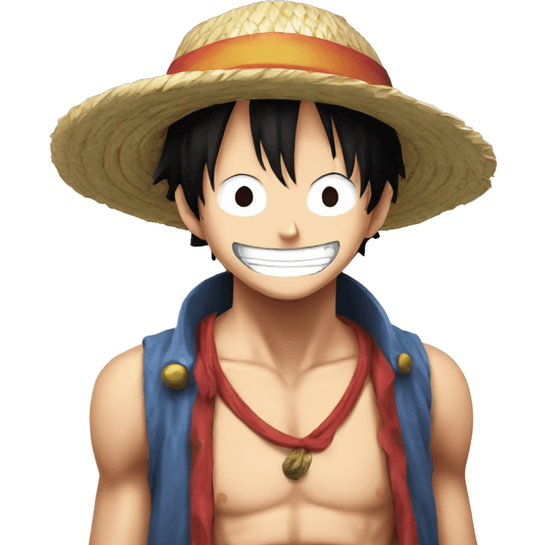 Luffy from one piece  emoji