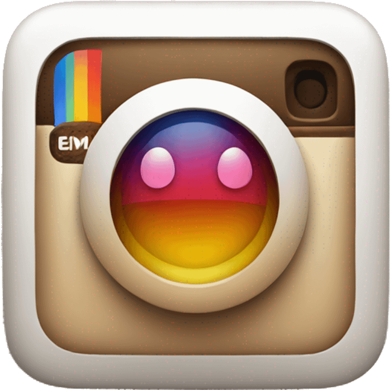 Instagram logo emoji