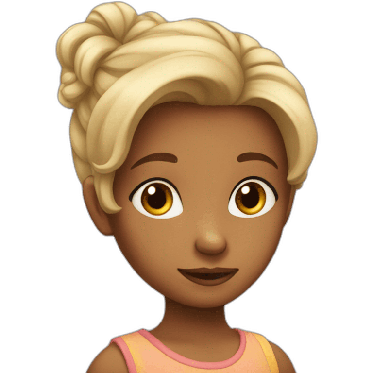 Fille mignone emoji