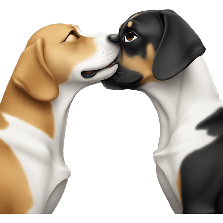 Dog kiss emoji