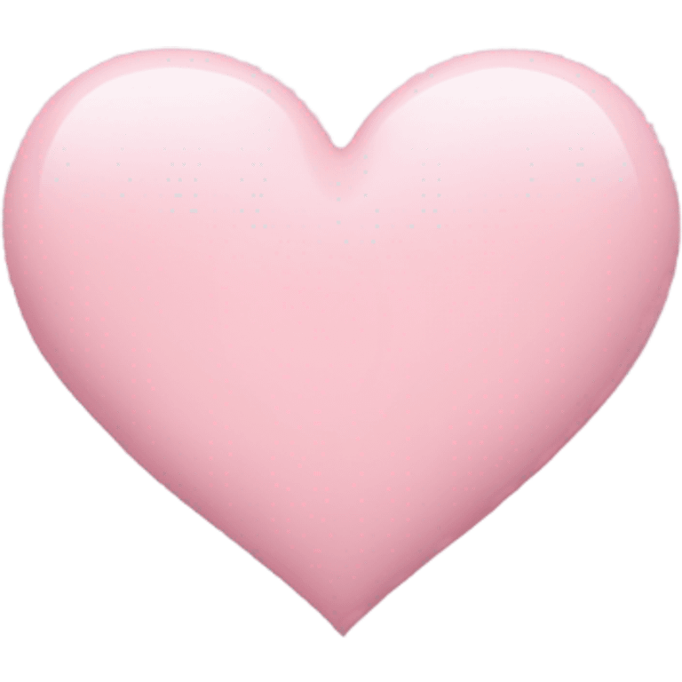 pastel pink heart emoji