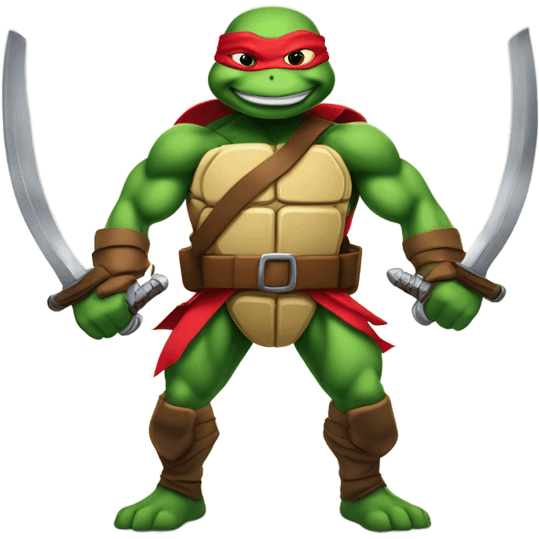 Ninja turtle red emoji