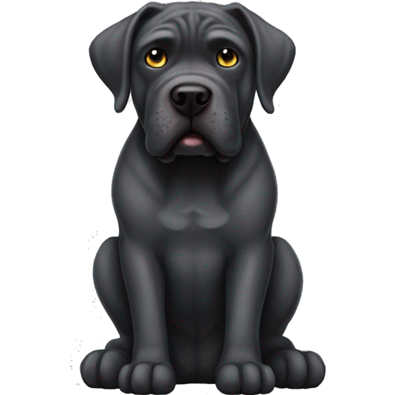 A cane corso with a bone  emoji