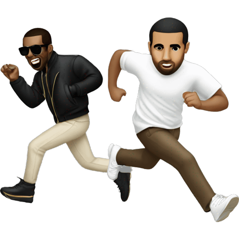 p diddy chasing Drake emoji