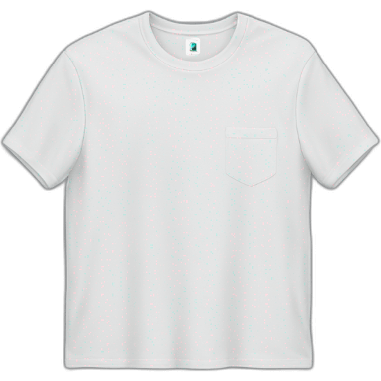 T-shirt blanc emoji