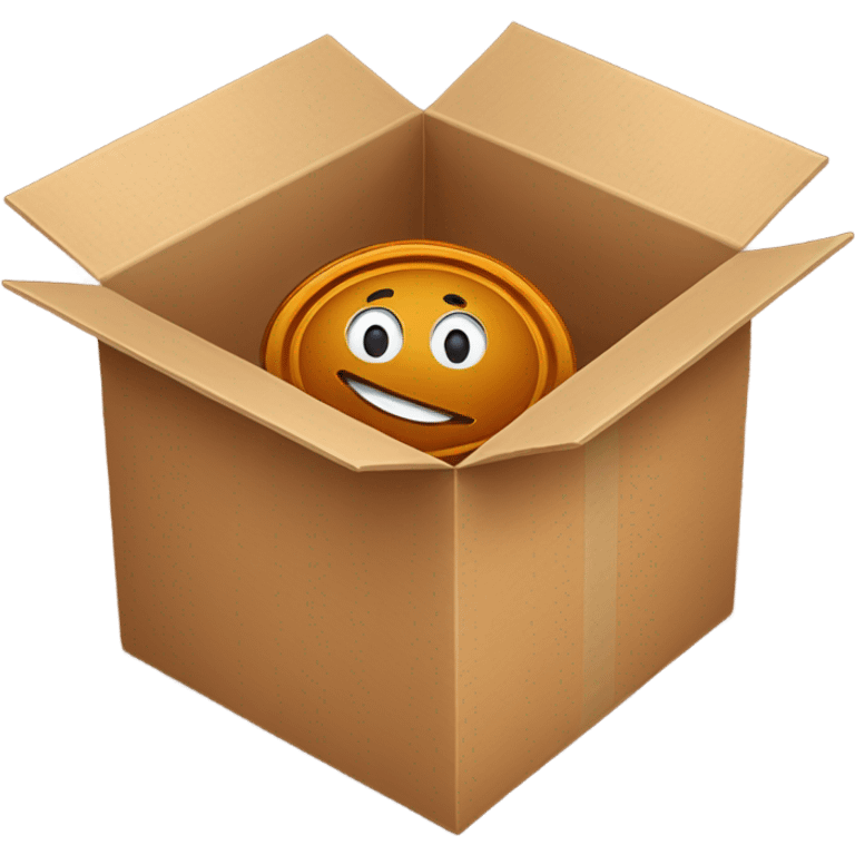 a penny in a box emoji