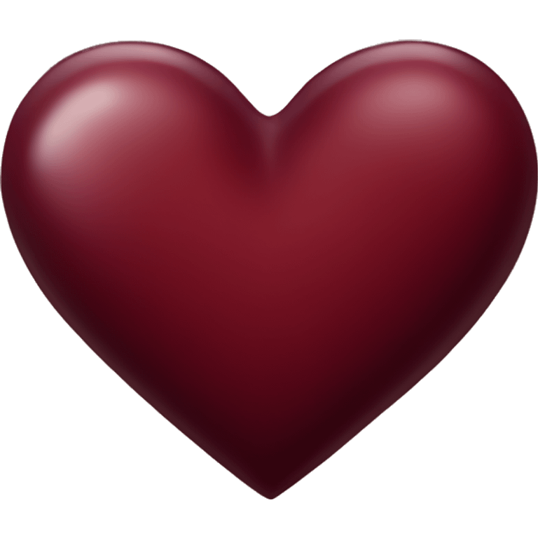 dark red heart emoji