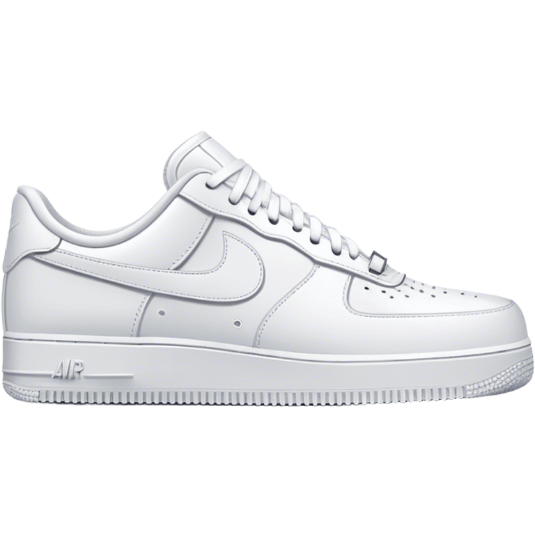 All white air force 1s emoji