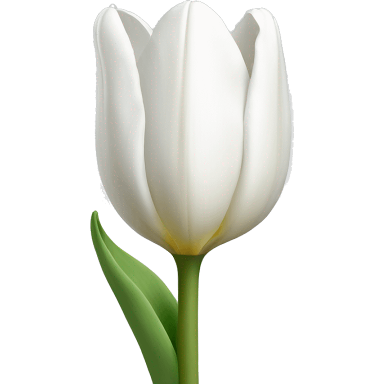 white tulip emoji