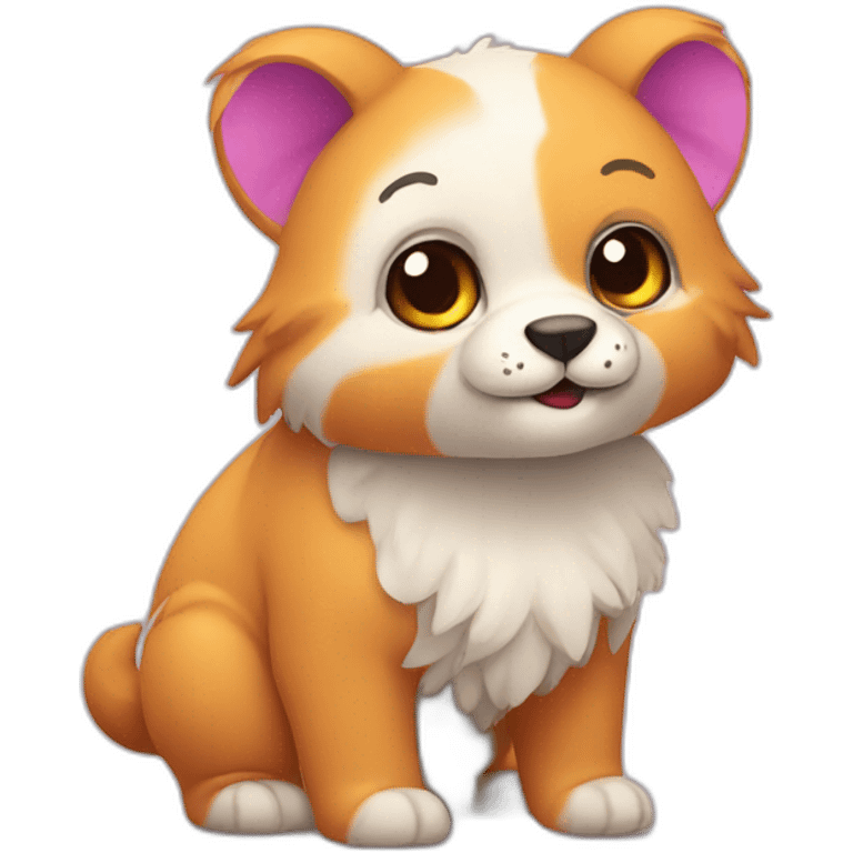 cute colorful animals emoji