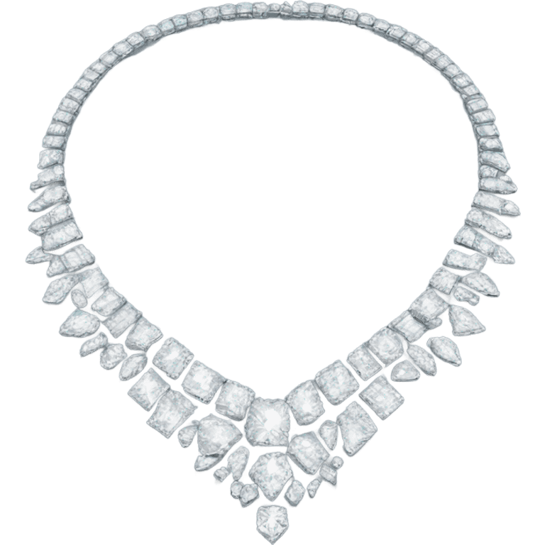 luxury diamond necklace  emoji