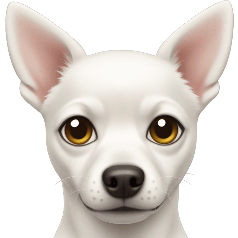 White chihuahua husky mix emoji