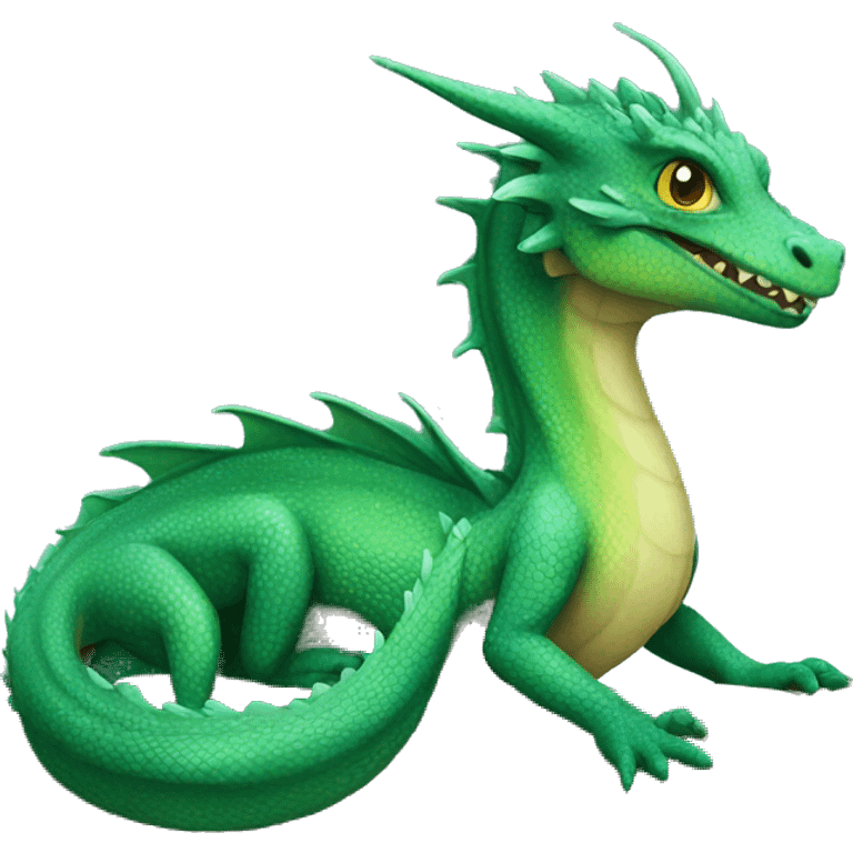 Water dragon  emoji