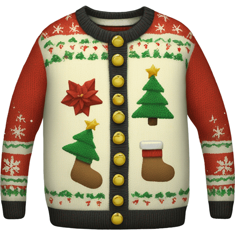 Christmas sweater emoji