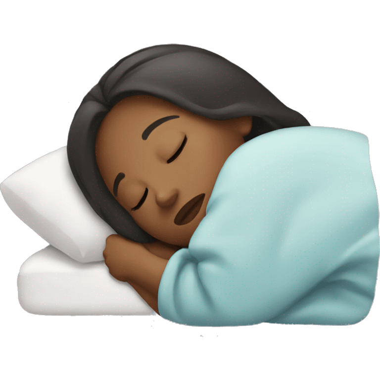 Girl sleeping  emoji