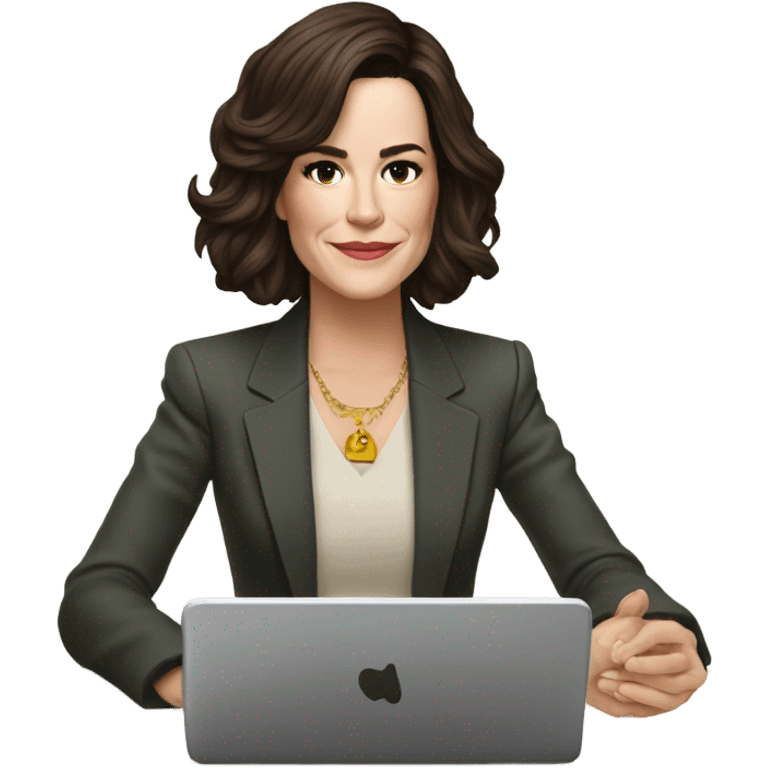 Parker posey editing her Tinder profile emoji