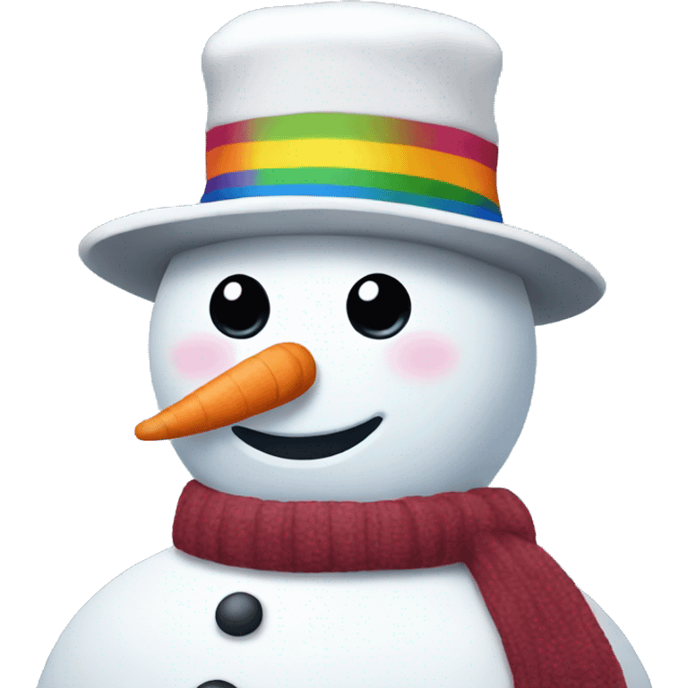 Gay Snowman emoji