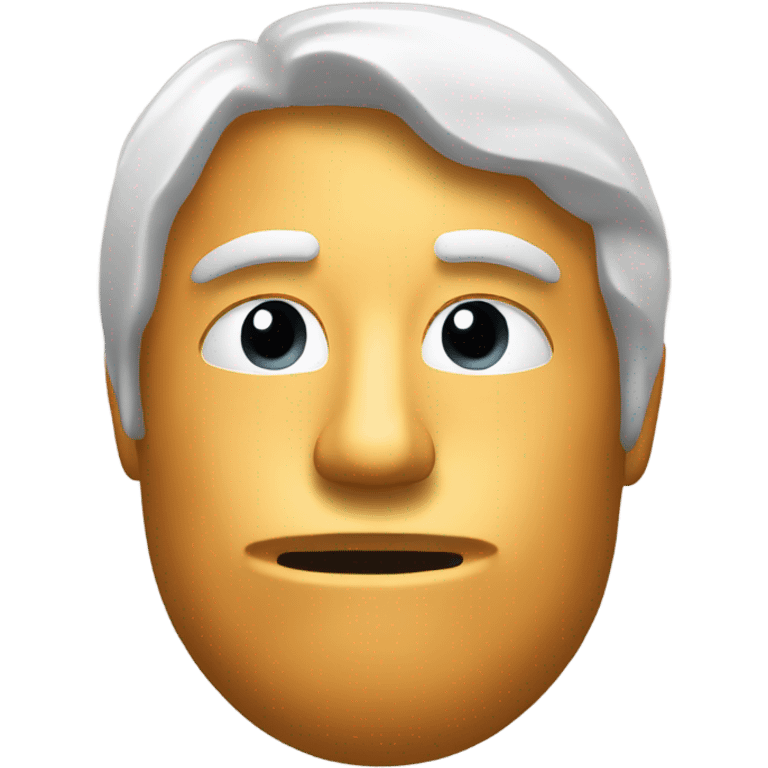 bitcoin on face wearing suite emoji